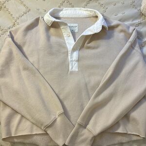 A&F collared top